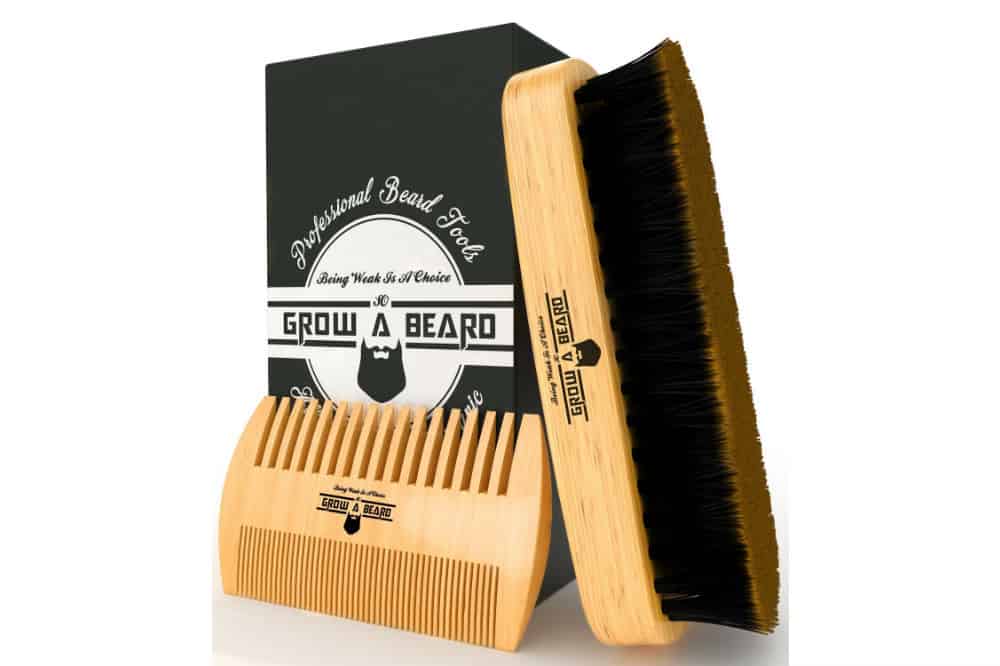 Grow A Beard - Beard Brush and Comb Set for Men Review